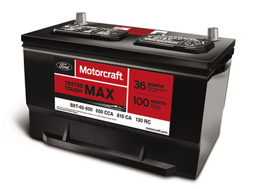 Selling without online payment: MOTORCRAFT® TESTED TOUGH® MAX BATTERIES STARTING AT $129.95 MSRP*