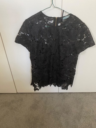 Lace top with slip Kate Sylvester Reloved