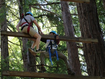 per person: Santa Cruz Team Building Challenge Ropes Course
