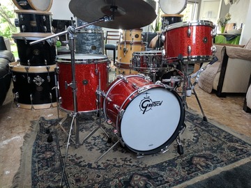Selling with online payment: Gretsch Round Badge Microbop drumset
