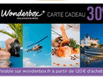 Vente: Code de réduction Wonderbox (30€)