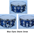Selling with online payment: 14x6.5 16ply Blue Oynx Snare Drum