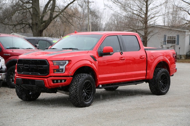 NEW! Race Red 2019 Ford Raptor SVT Paint matched Fuel 20's Lift - Buy ... Custom Ford Raptor Graphics
