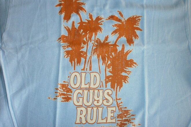 OLD GUYS RULE  "ON PERMANENT VACATION" 4 M, 4 L, 4 XL, 4 XXLX