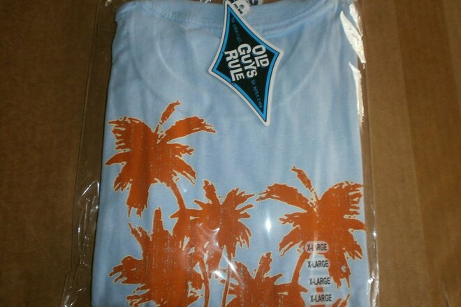 OLD GUYS RULE  "ON PERMANENT VACATION" 4 M, 4 L, 4 XL, 4 XXLX