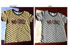 Bulk Lots:  Style Girls Graphic cotton short sleeve crop top size 7 to 16  