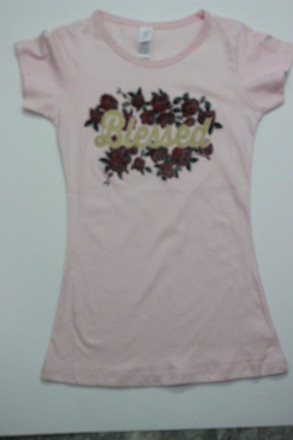 Girls Graphic short sleeve T shirt 7 to 16 Case 60 pcs @1.50 Ea