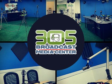Rent Podcast Studio: 305 Broadcast Media Center