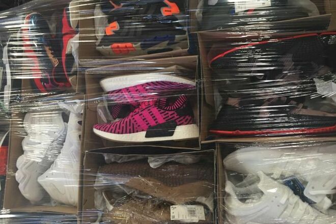 tennis shoes pallets for sale
