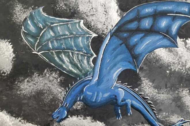 Zierschild 6 Bergdrache