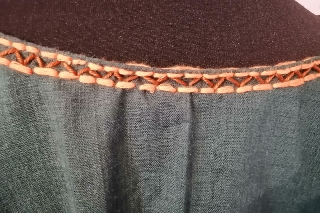 Tunika, neu, handgefertigt, Gr XL