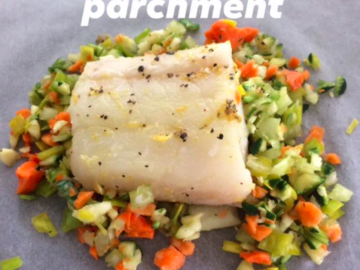 Sharing: Steamed fish with vegetables