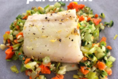 Sharing: Steamed fish with vegetables
