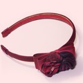  : Floral-appliquéd and Grosgrain Bow Headband