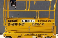 En alquiler: Plataformas de tijeras eléctricas de 10 metros