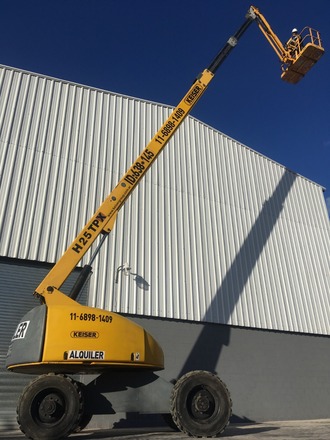 Plataforma De Pluma Telescópica de 25 metros