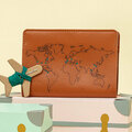  : Brown Stitch Where You've Been Passport Cover