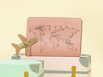  : Pink Stitch Where You've Been Passport Cover