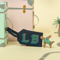  : Navy Stitch Your Own Design - Luggage Tag