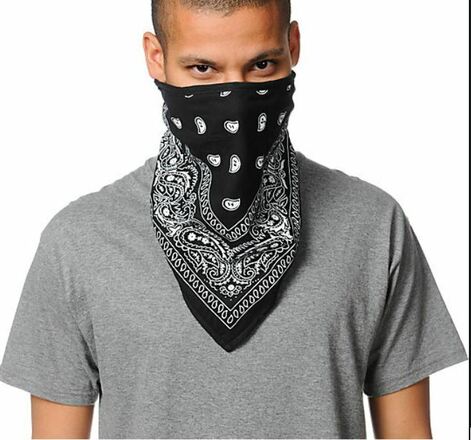 Scarves Temporary Face Cover Prevent Germs 100 assorted Head Wrap