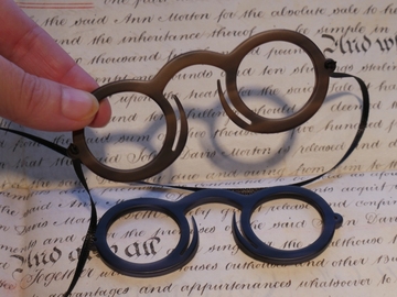 Verkaufen mit Widerrufsrecht (Gewerblicher Anbieter): Federbrille des Mittelalters