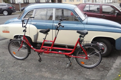 Tandem bicycle rental: mit dem Tandem zum Duett Floating 1h ab SPB