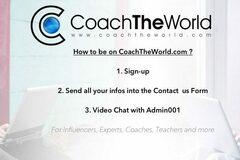 Website Announcement: How to be on CoachTheWorld? 