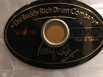 Selling with online payment: Buddy Rich Drum Company 5 Piece Drum Set