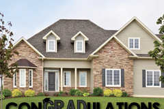 Book & Pay Online (per party package rental): “ConGRADulations” Yard Sign