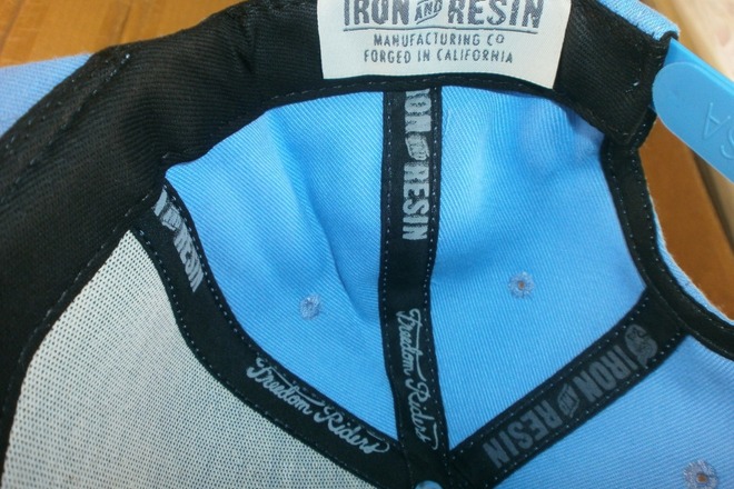 IRON & RESIN LICENSED BRAND APPAREL FORGED IN CALIFORNIA SNAP BAC