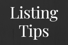 Contact for Info: Listing Tips