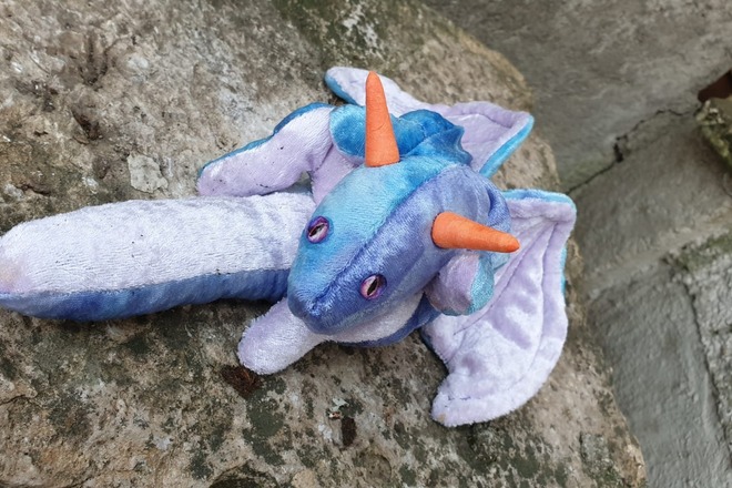 Shoulder-Dragon Violet-Blue