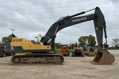 Renting out equipment (w/ operator): VOLVO EC480DL