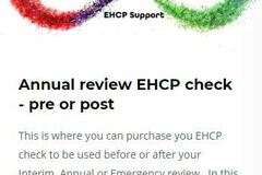 Offering with online payment: Jess C  Annual Review EHCP Pre /Post Check 