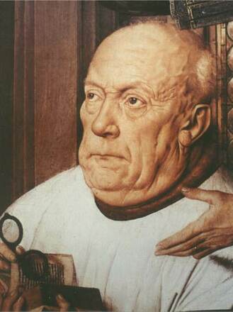 Federbrille des Mittelalters