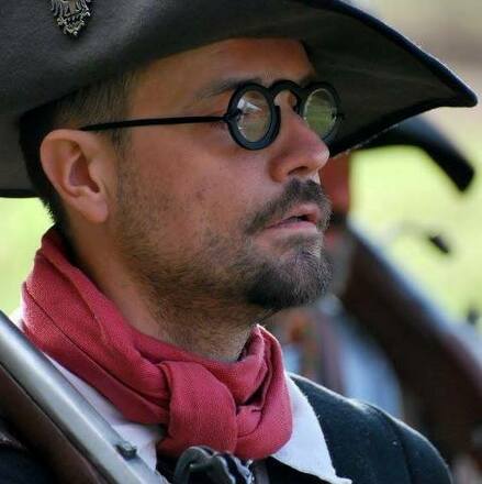 Federbrille des Mittelalters