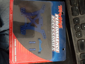 Selling: Traxxas 6838X Blue-Anodized 7075-T6 Aluminum Rear Shock Tower