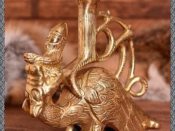 Verkaufen mit Widerrufsrecht (Gewerblicher Anbieter): Réplica de un candelabro medieval real