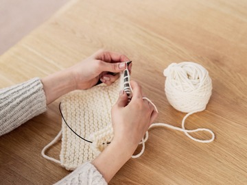 Events priced per-person: Virtual Knitting Class