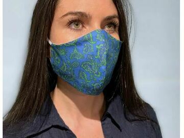 Comprar ahora: 100 Italian Designer Fabric Fitted Masks of Dress Shirt Fabric