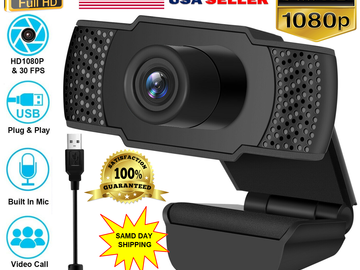 Buy Now: 10x 1080P Full HD USB Webcam Web Camera Microphone for PC Deskto