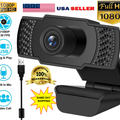 Liquidation/Wholesale Lot: 10x 1080P Full HD USB Webcam Web Camera Microphone for PC Deskto