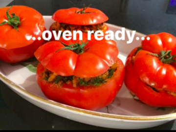 Sharing: Stuffed Greek tomatoes