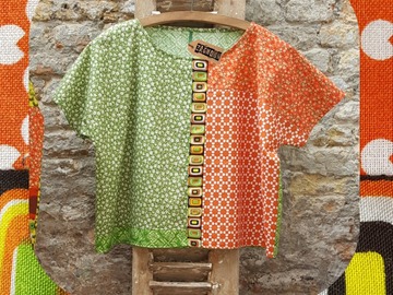 Sale retail: tunique blouse originale fait-main créateur Zagmoun