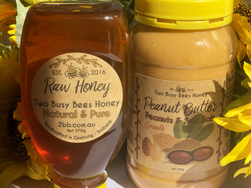 Selling with online payment: Fresh Natural Peanut Butter and Pure Honey