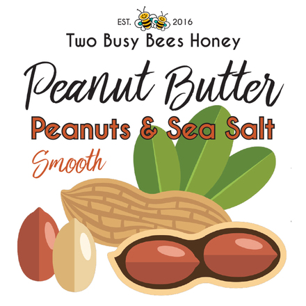 Fresh Natural Peanut Butter and Pure Honey