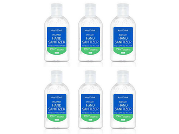 Comprar ahora: 4 oz - 120ml  Hand Sanitizer with 75% Alcohol Quick Dry 