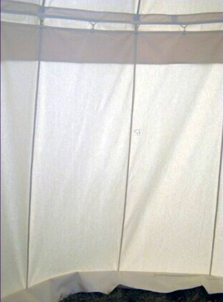 Medieval Pavillion, 4 meter, detachable walls