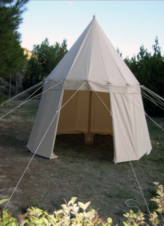 Medieval Pavillion, 4 meter, detachable walls