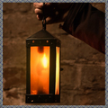 Venda com direito de retirada (vendedor comercial): Medieval square lantern with horn windows